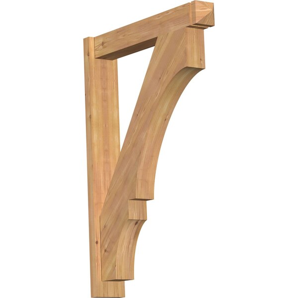 Ekena Millwork Balboa Smooth Arts and Crafts Outlooker, Western Red Cedar, 5 1/2"W x 30"D x 42"H OUT06X30X42BOA03SWR - main